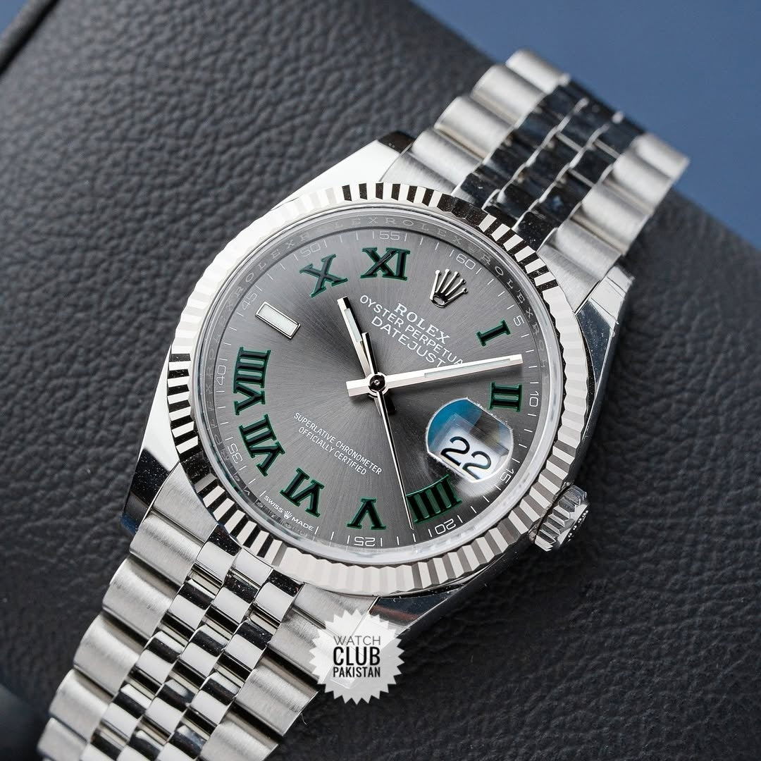 Rolex DateJust 36 Wimbledon dial Ref:126234 2024 (Pre-Owned) full set like new PPF installed