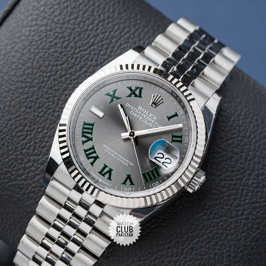 Rolex DateJust 36 Wimbledon dial Ref:126234 2024 (Pre-Owned) full set like new PPF installed
