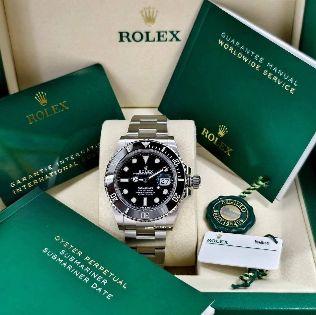 Rolex Submariner 126610LN (Preowned) 2023 full set Black Dial