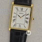 Seiko Tank Ref: SWR104P1 Large size Mens Watch golden case PVD (Brand-New) Sapphire Crystal