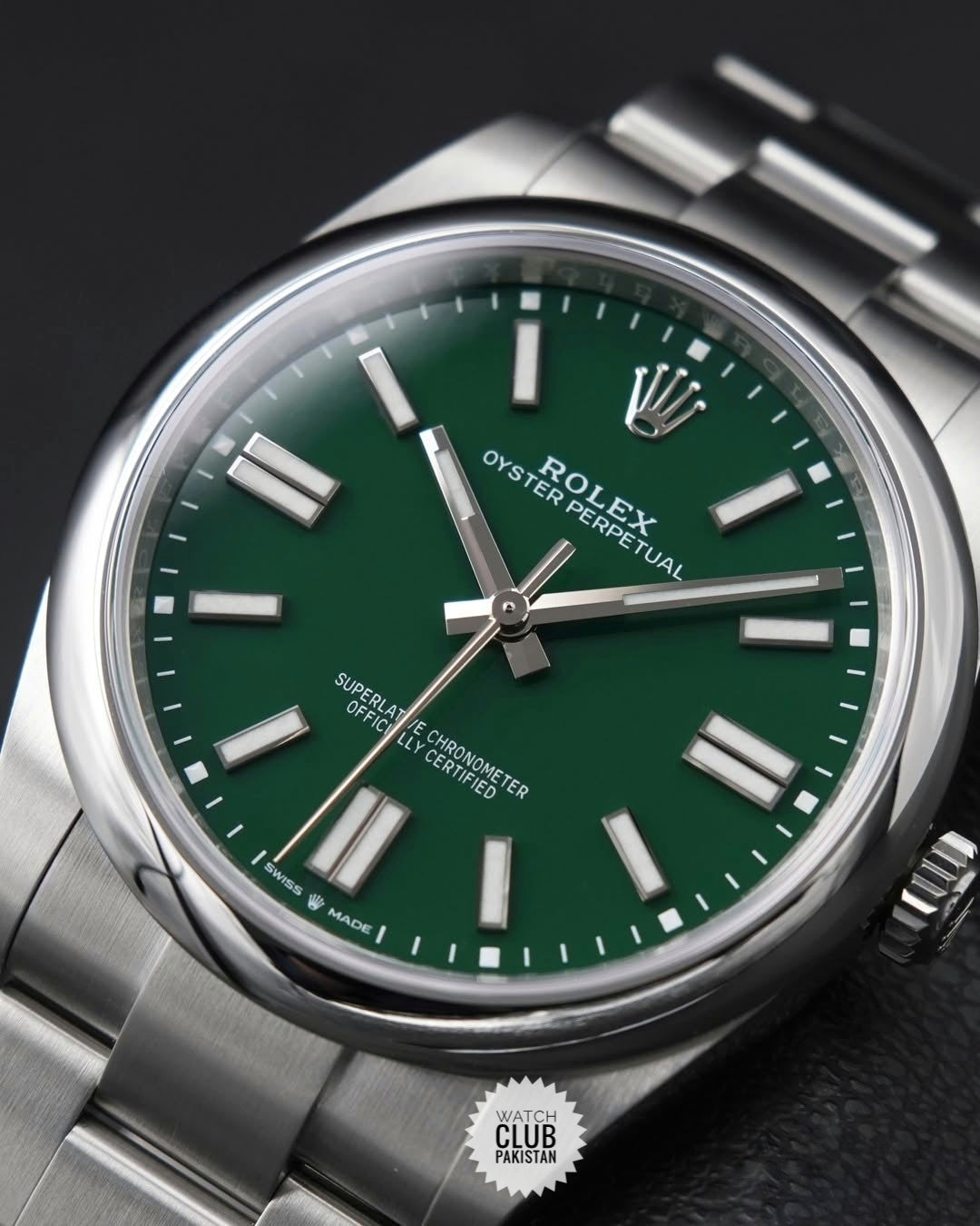 Rolex Oyster Perpetual 41 Ref: m124300 Green dial Dial