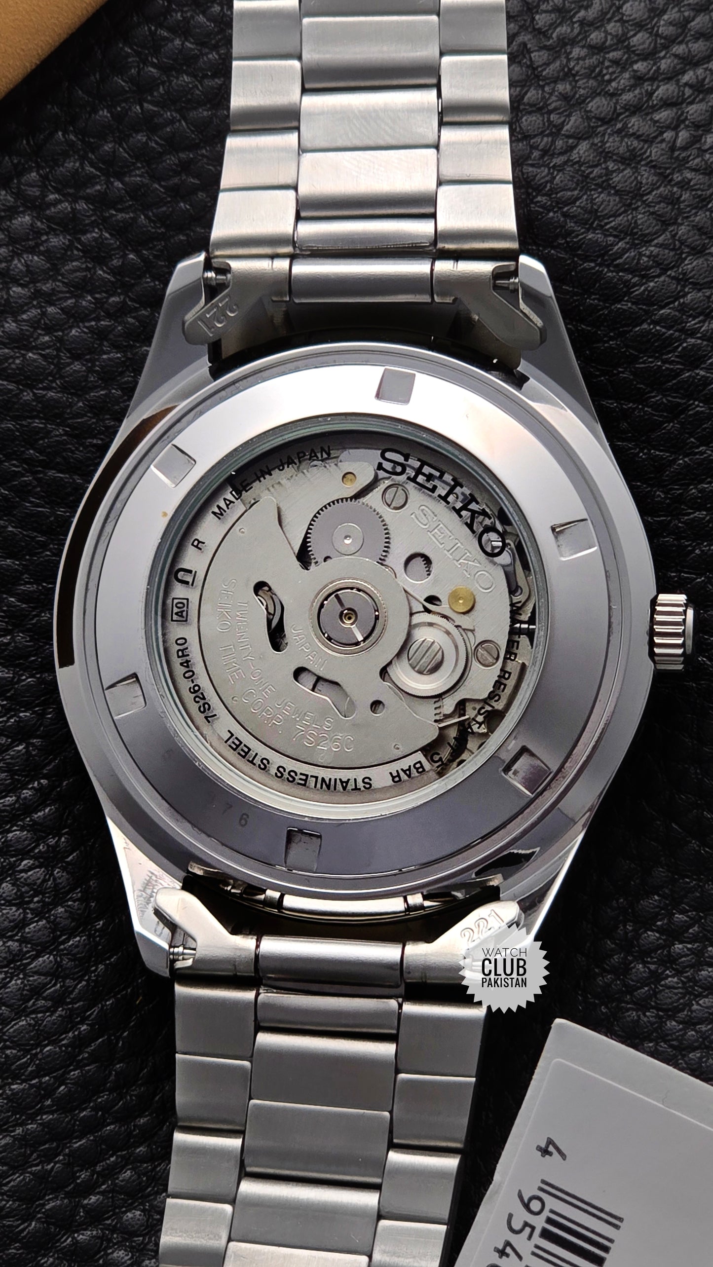 Seiko Arabic Dial Big Size 42mm Ref:Snkp21| Snkp21k1| Snkp21j1 | (Brand-New)
