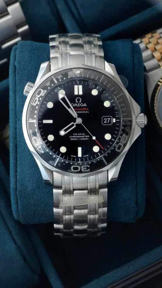 Omega Seamaster black dial 41mm  212.30.41.20.01.003 (Brand-New) 2018 Full stickers super rare