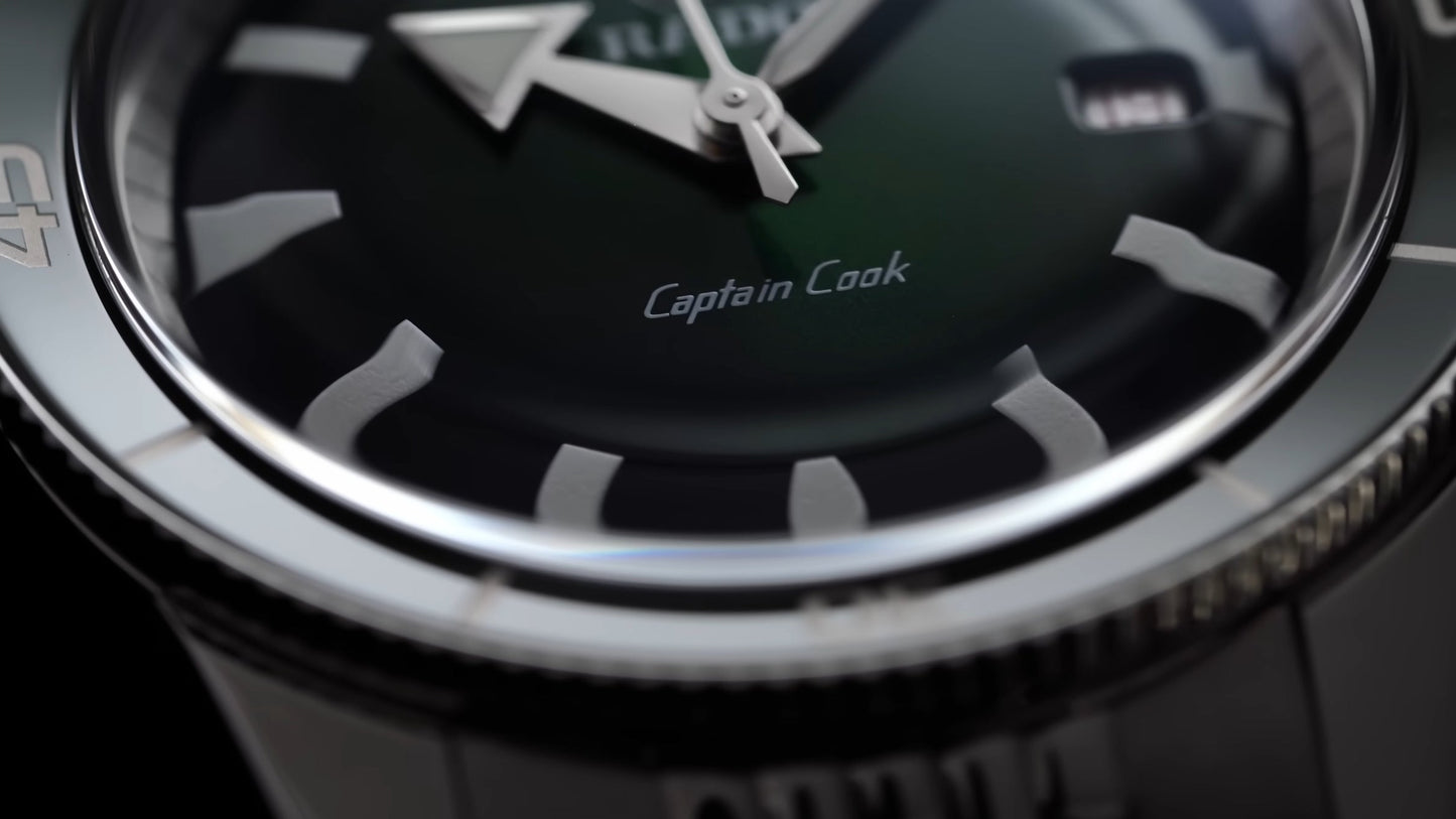 Rado Captain Cook Green Dial  high tech ceramic Ref:R32505313 Brand-New 42mm