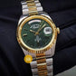 West end watch Co. Green dial Day/Date( New ) 38mm 6828.20.3330