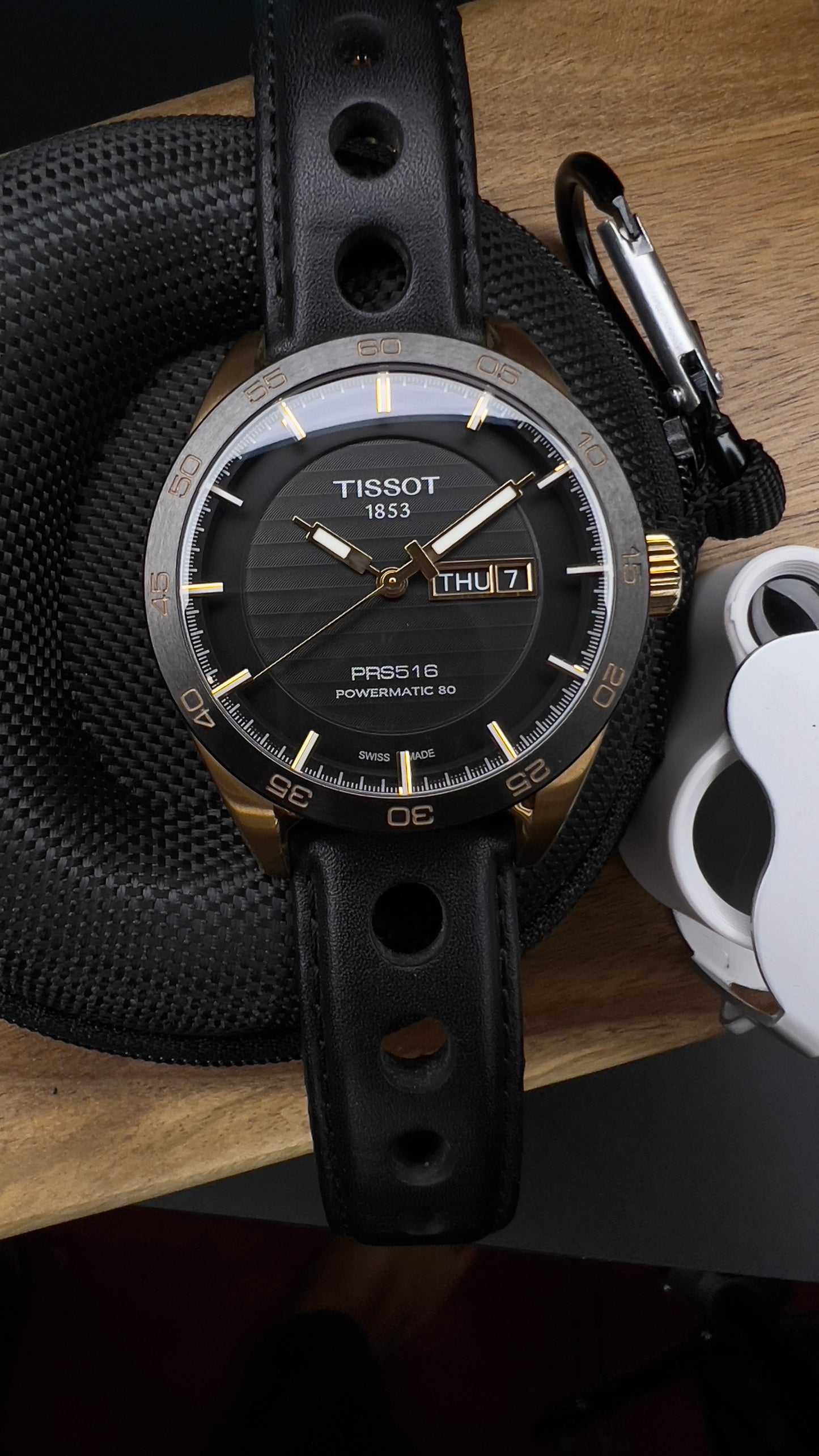 Tissot Prs 516 Rose Gold T100.430.36.051.00 (Preowned)